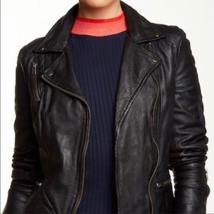 Muubaa Leather Biker Jacket